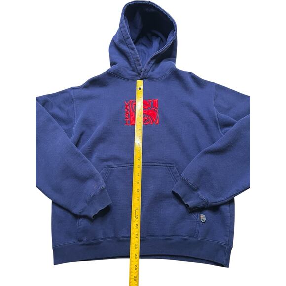 Y2K Tony Hawk Hoodie Mens Medium Blue/Red Grunge Skate Surf baggy / retro 2000’s - Picture 5 of 11